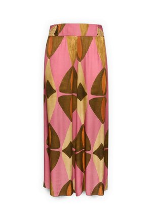 Elena Mirò, PANTALONI PALAZZO STAMPATI - Broek - rosa