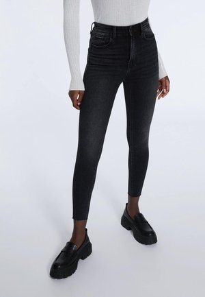 Stradivarius, Jeans Skinny - black denim