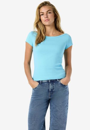 NMMAYA BOATNECK FWD NOOS - T-shirt basic - baltic sea