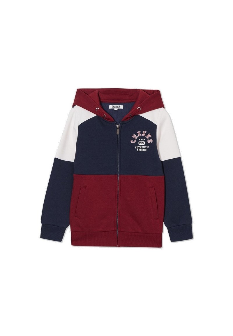 Creeks AMERICAN INSPIRATION FASHION COOL EASY CREEKS  - Felpa con zip - bordeaux