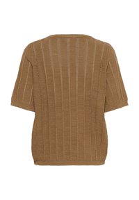 Kaffe T-shirt print - toasted coconut