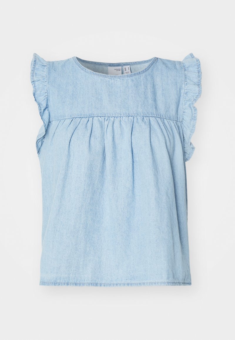 Vero Moda Top lichtblauw denim