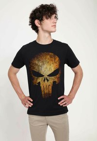Henry Tiger MARVEL UNISEX PUNISHER REAL SKULL  czarny