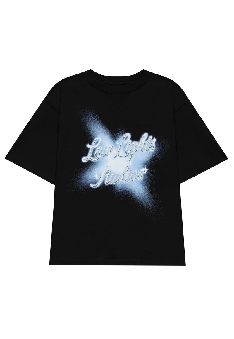 LOW LIGHTS STUDIOS® T-shirt print zwart
