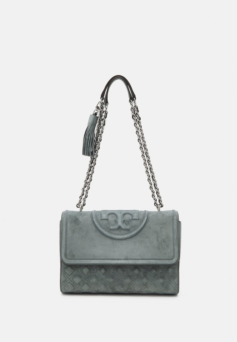Tory Burch FLEMING CONVERTIBLE SHOULDER BAG Handtas blue clay