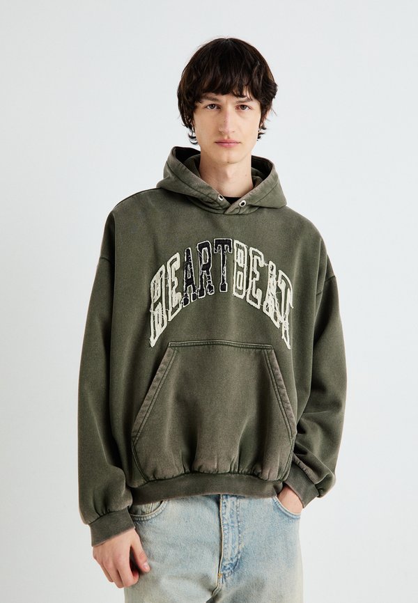 LEON GRAPHIC HEAVY HOODIE - Hoodie - khaki