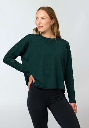 Girlfriend Collective Langærmet T-shirt - moss