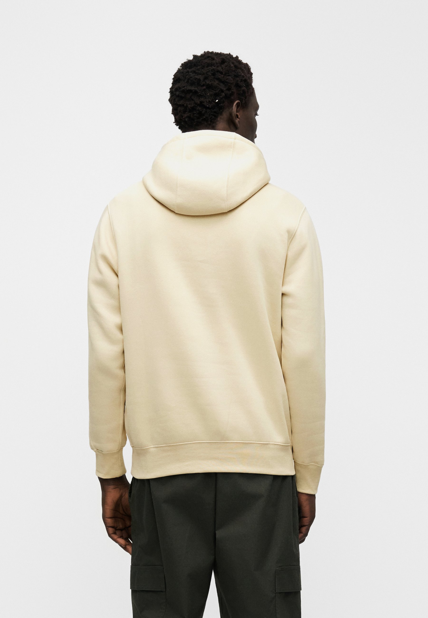 nike club hoodie khaki stone