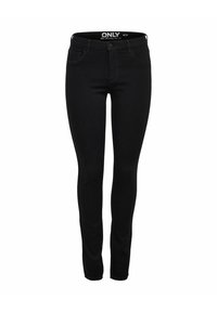 ONLY ONLRAIN MITTLERE TAILLE - Oprijete (skinny) kavbojke - black denim