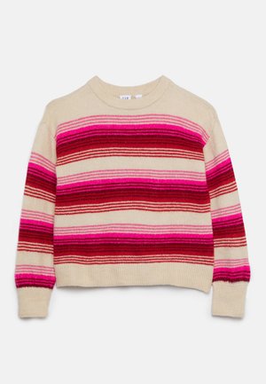 INTARSIA GIRLS - Sweter - bleach