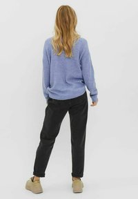 Vero Moda VMCREWLEFILE V-NECK  NOOS - Pulover - purple impression