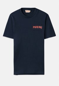 Print T-shirt - blublack