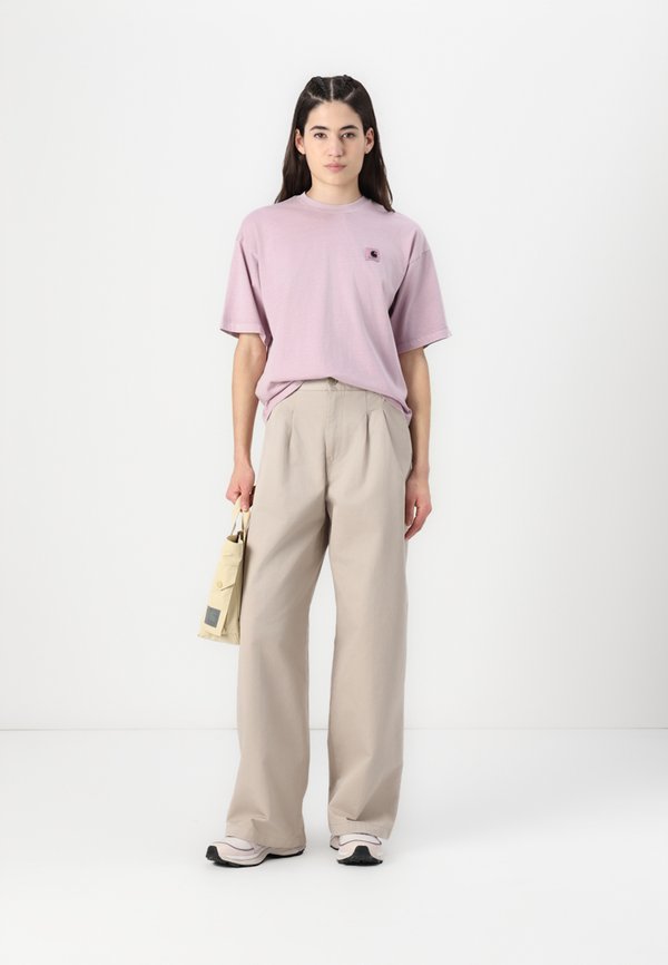 NELSON - Basic T-shirt - hortensia garment dyed2