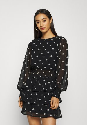 ALVA DRESS EXCLUSIVE - Vestito estivo - black/white