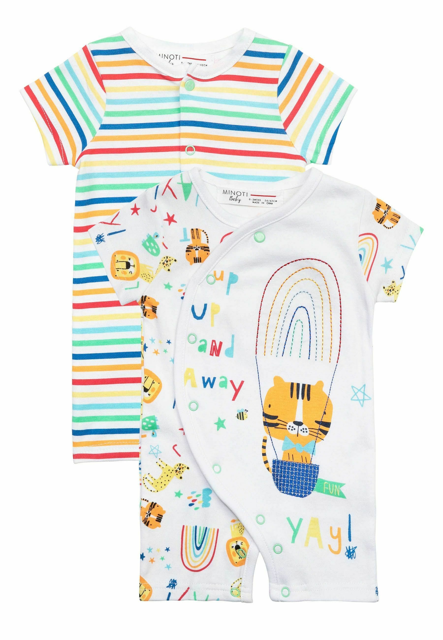 MINOTI 2PACK - Pijama de bebé - white/blanco - Zalando.es