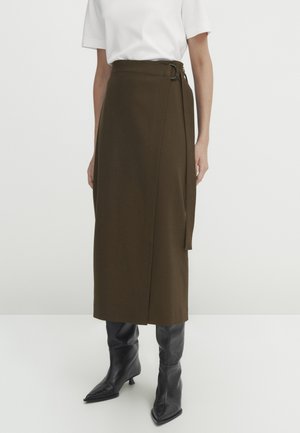 A-linjainen hame - khaki