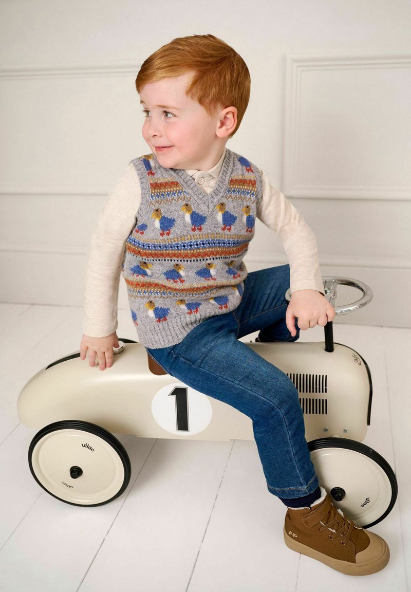 JoJo Maman Bébé 2 PACK- REGULAR FIT - Poloshirt - navy ecru stripe