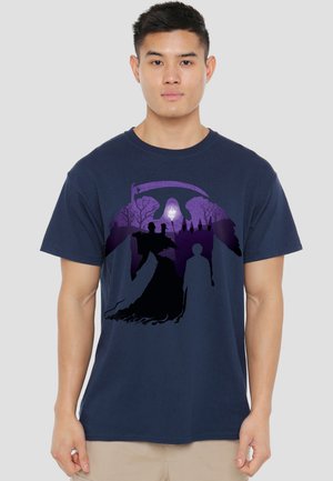 Cotton Soul, Print T-shirt - dark blue