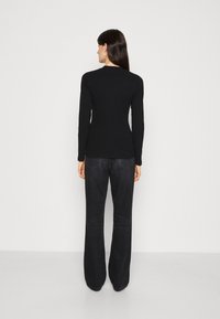 Marc O'Polo DENIM LONGSLEEVE CREWNECK - Ilgarankovis viršutinės dalies drabužis - black