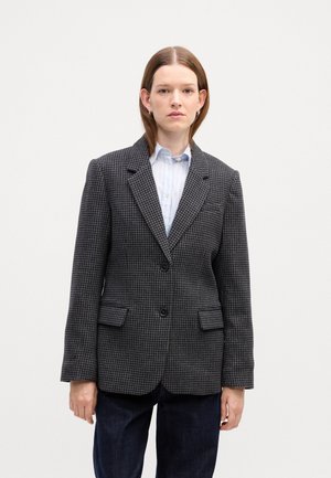 REG HOUNDSTOOTH  - Blazer - charcoal melange