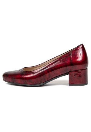 Klassieke pumps - red and black