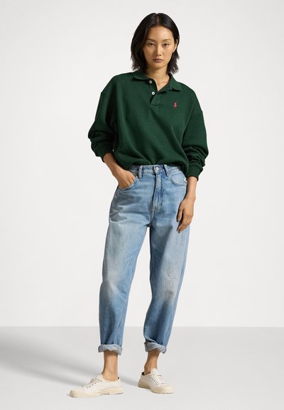 Polo Ralph Lauren POLO-COLLAR FLEECE PULLOVER - Ikdienas džemperis - college green