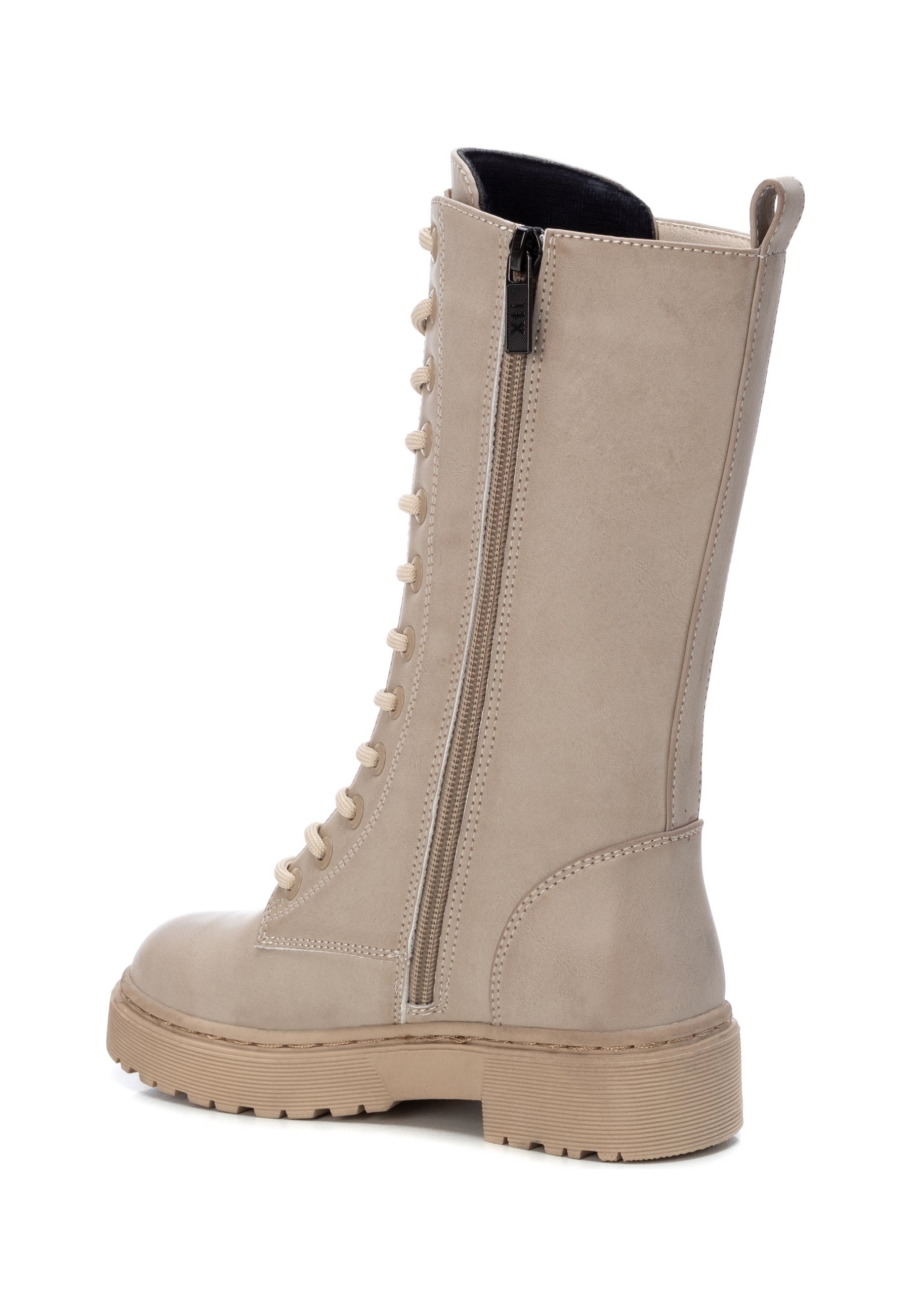 XTI BOOT - Botas con cordones - beige - Zalando.es