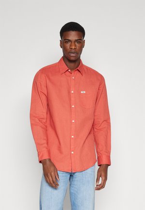 Wrangler Overhemd - burnt sienna