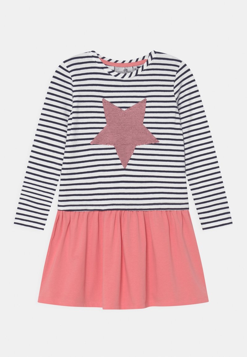 happy girls Jersey dress - flamingo
