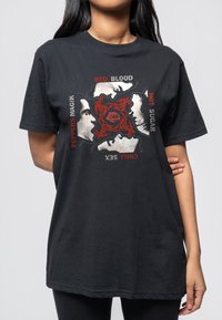 Paradiso Clothing RED HOT CHILI PEPPERS BLOOD SUGAR - Print T-shirt - black