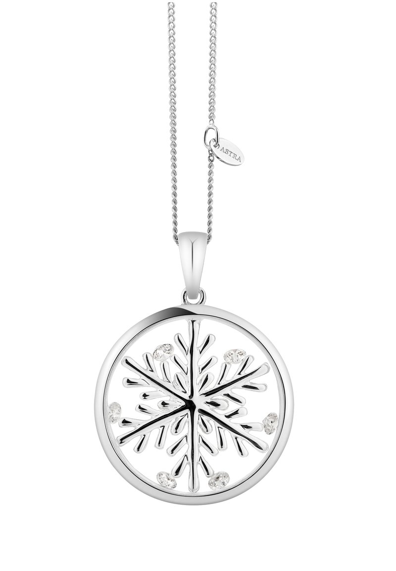 Damen Halsketten | Astra LUCKY SNOWFLAKE Anhänger white gold/weiß - PX24099 Damen Halsketten | Astra LUCKY SNOWFLAKE Anhänger white gold/weiß - PX24099