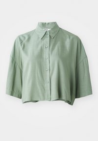 ONLASTRID LIFE CROP SHIRT - Skjortebluse - hedge green