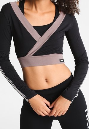 Hunkemöller Long sleeved top - black