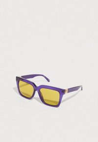 Unselected, dark violet/yellow