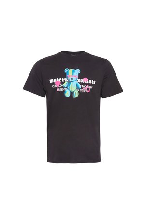 CLOSURE London DRIP GRAFFITI TEDDY TEE - T-shirt print - black
