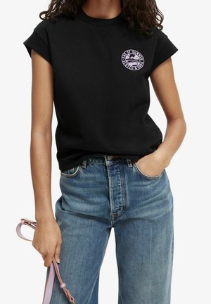 Scotch & Soda T-Shirt print - black