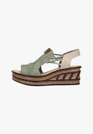 Rieker Sandalias con plataforma - vert