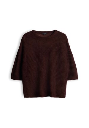 OPUS, CROPPED SOFT FIT - Strickpullover - cherry jam