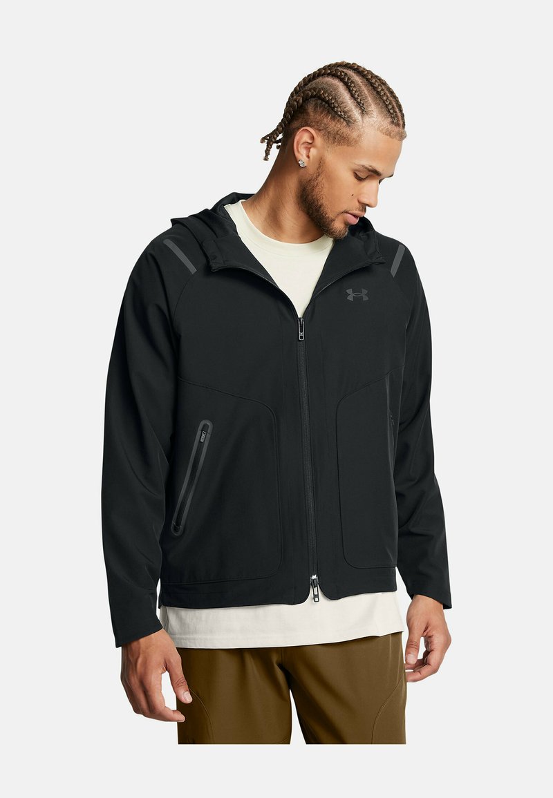 Under Armour - UNSTOPPABLE LEFT CHEST - Outdoor jacket - black, Enlarge