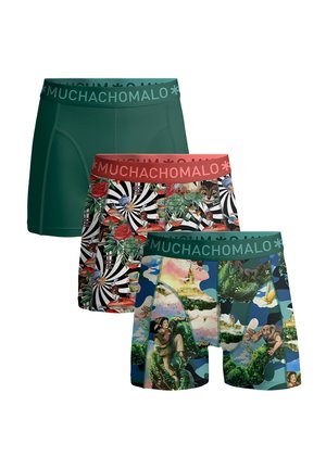 MEN 3-PACK JACKBEAN ALICEWONDER - Boxer alsónadrág - print print green