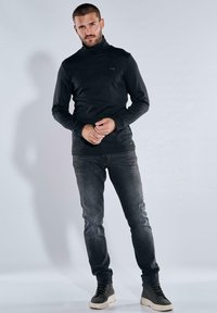 Emilio Adani LANGARM SLIM FIT - Langarmshirt - schwarz