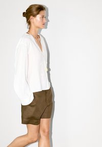 Massimo Dutti - FLOWING-STYLE  - Blouse - white Image miniature 1