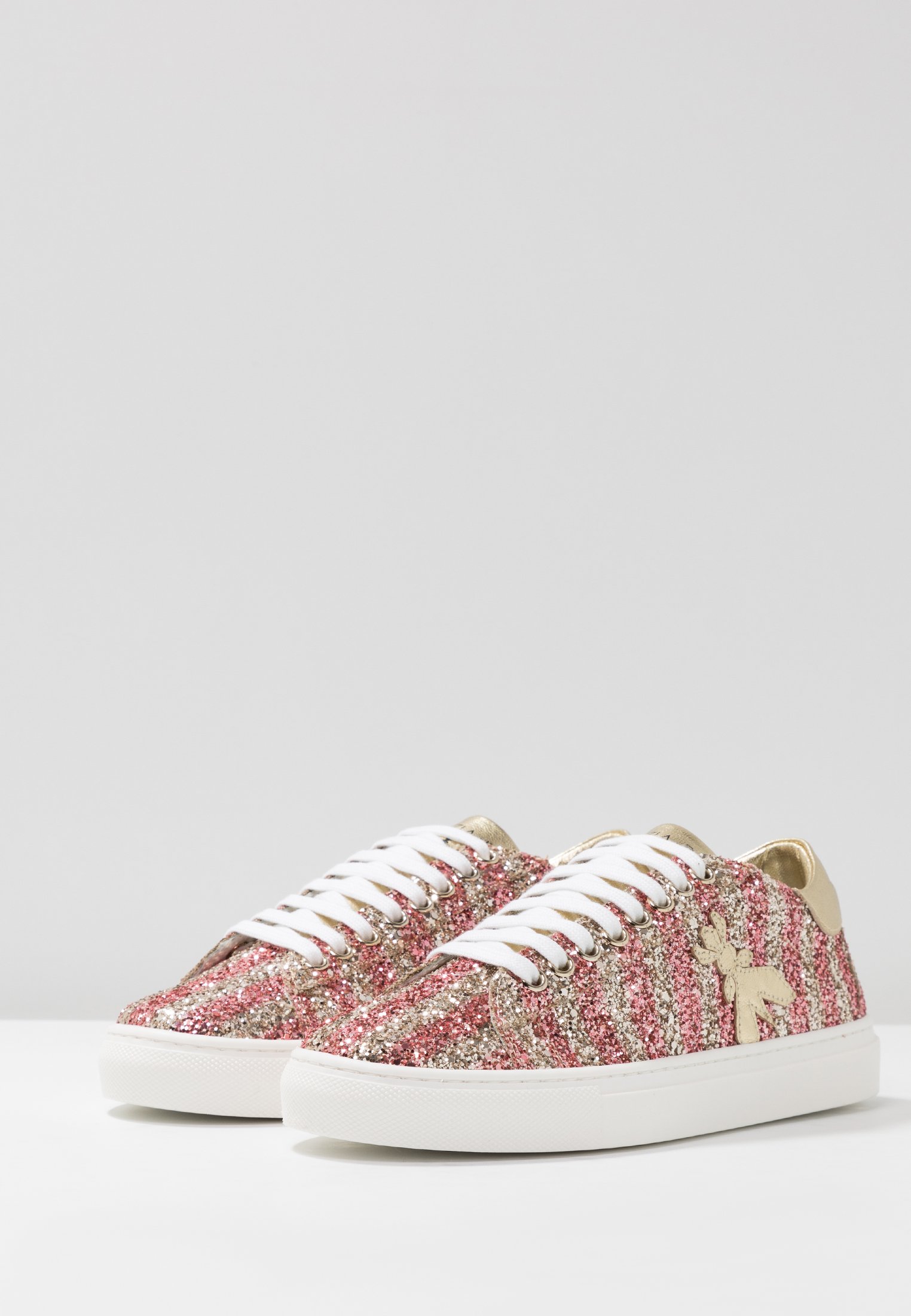 Patrizia Pepe Joggesko platinumrose Zalando.no Patrizia Pepe Joggesko white metallics Zalando.no