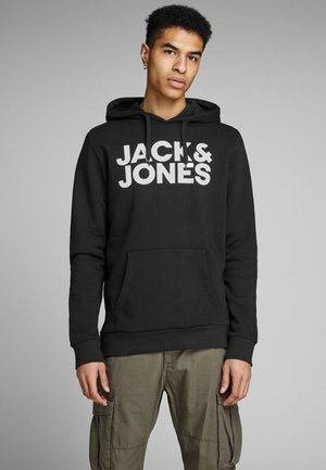 Jack & Jones JJECORP LOGO - Hoodie - black