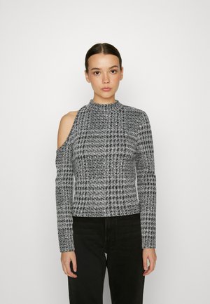 Noisy May NMTOWNY CUTOUT - Μπλούζα με μακριά μανίκια - black