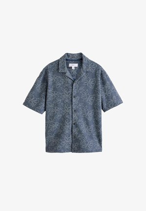 Next, REGULAR FIT - JERSEY TEXTURED SHORT SLEEVE SHIRT . - Hemd - blue