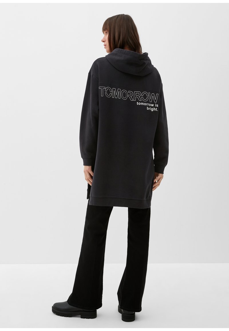 s.Oliver MIT RÜCKENPRINT - Bluza z kapturem