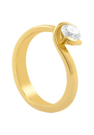 MUAU Schmuck SOLITAIRE RING DIAMANT 0.50CT. - Anello - gelbgoldfarben