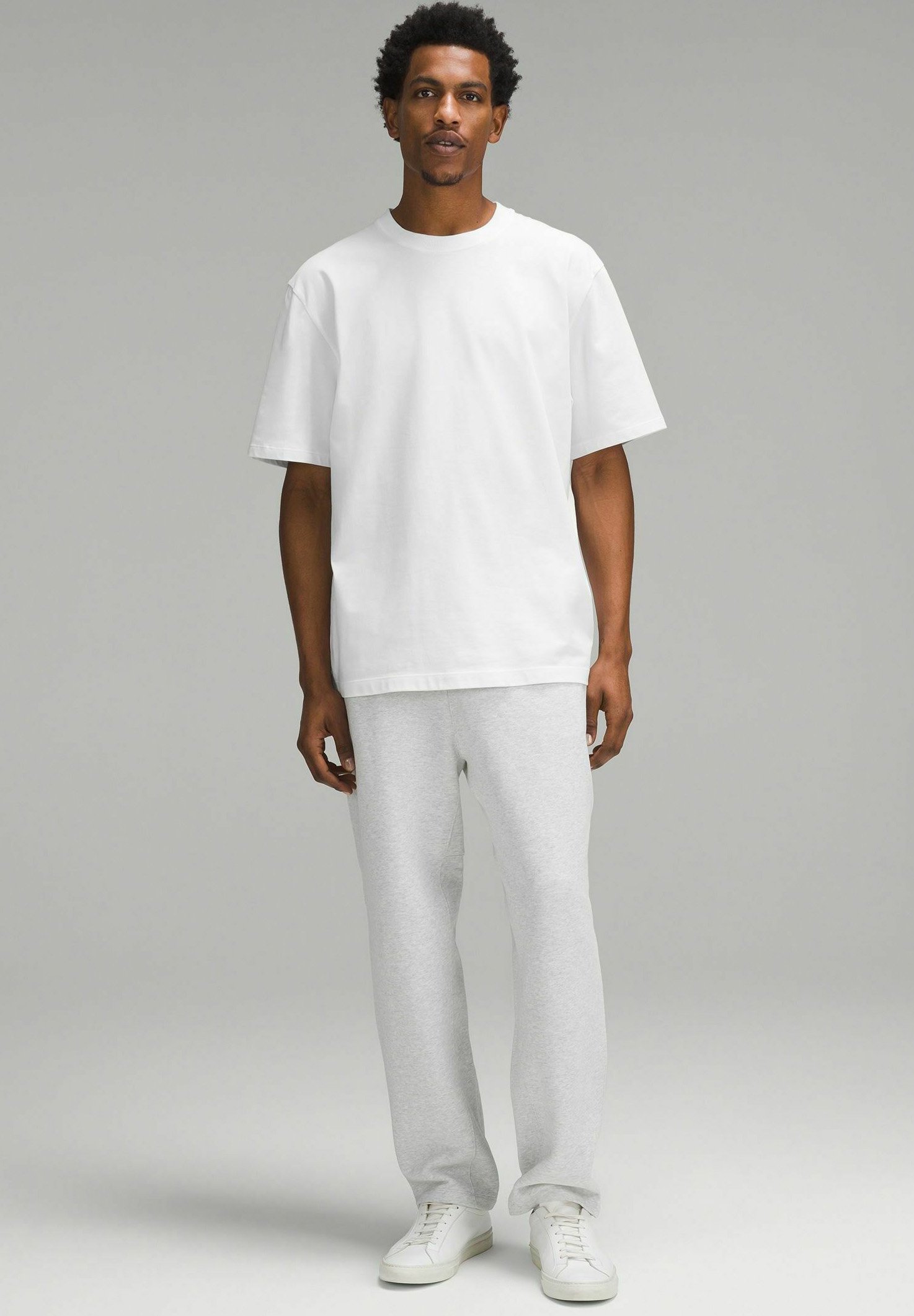 lululemon HEAVYWEIGHT COTTON - Basic T-shirt - white - Zalando