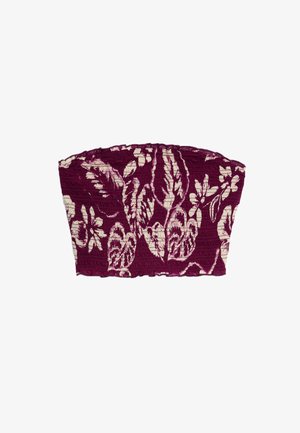 Marks & Spencer SHIRRED BANDEAU - Blus - purple mix